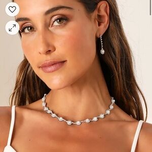 Necklace with earrings